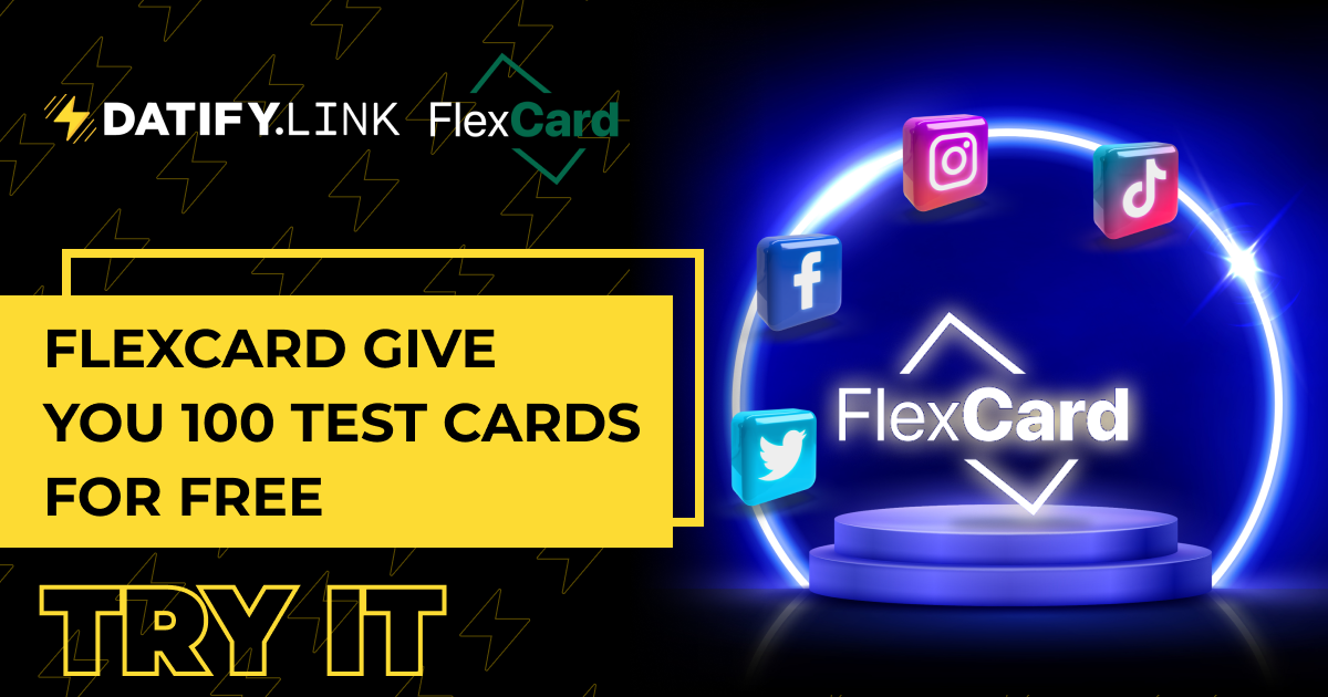 FLEXCARD give 100 test cards for FREE ⚡